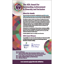 AEA Award for Outstanding Achievement in Diversity and Inclusion