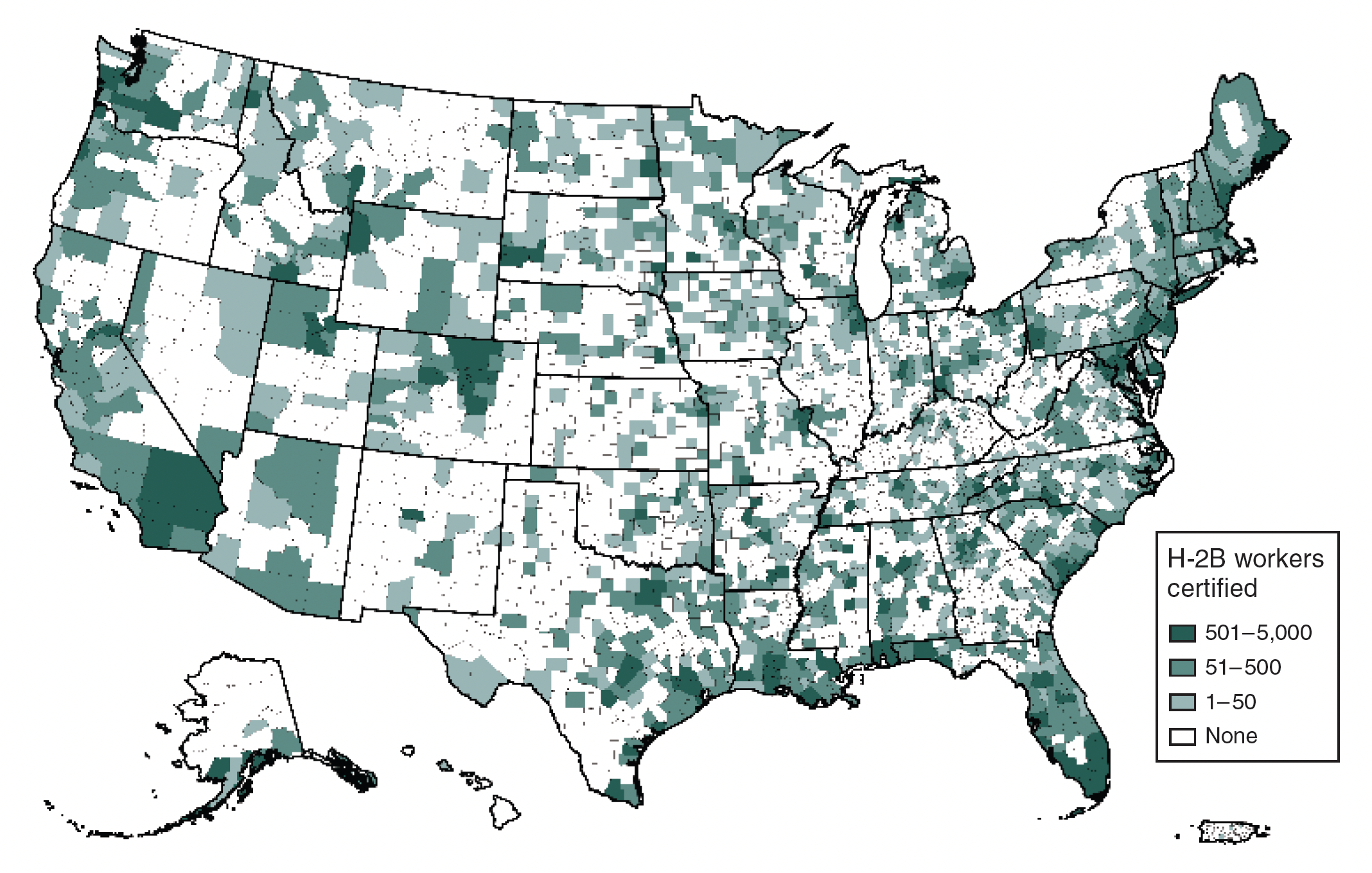 Scatterplot of rental prices and share of routine cognitive jobs with trendlines.